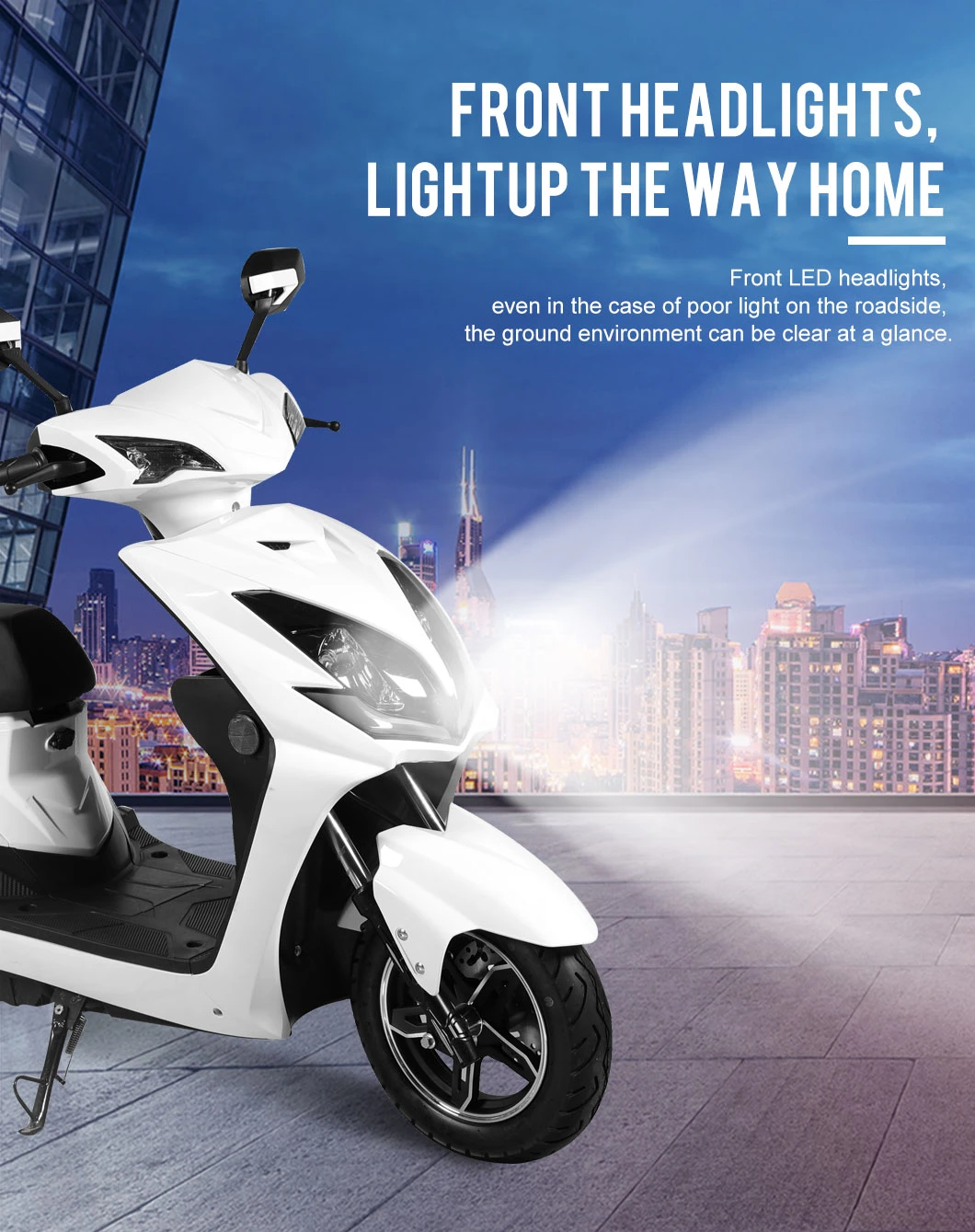 City Bike 1000W/1500W/2000W Motor E Scooters Power Electric Motorcycle Electrical Bicycle Adult